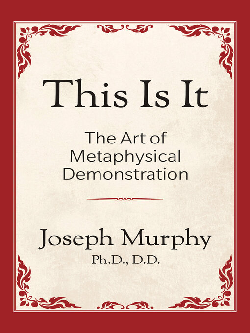 Title details for This is It! by Joseph Murphy - Available